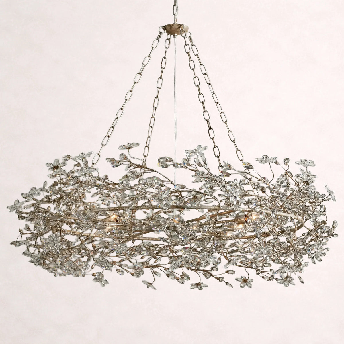 Fiore Crown Chandelier 32"