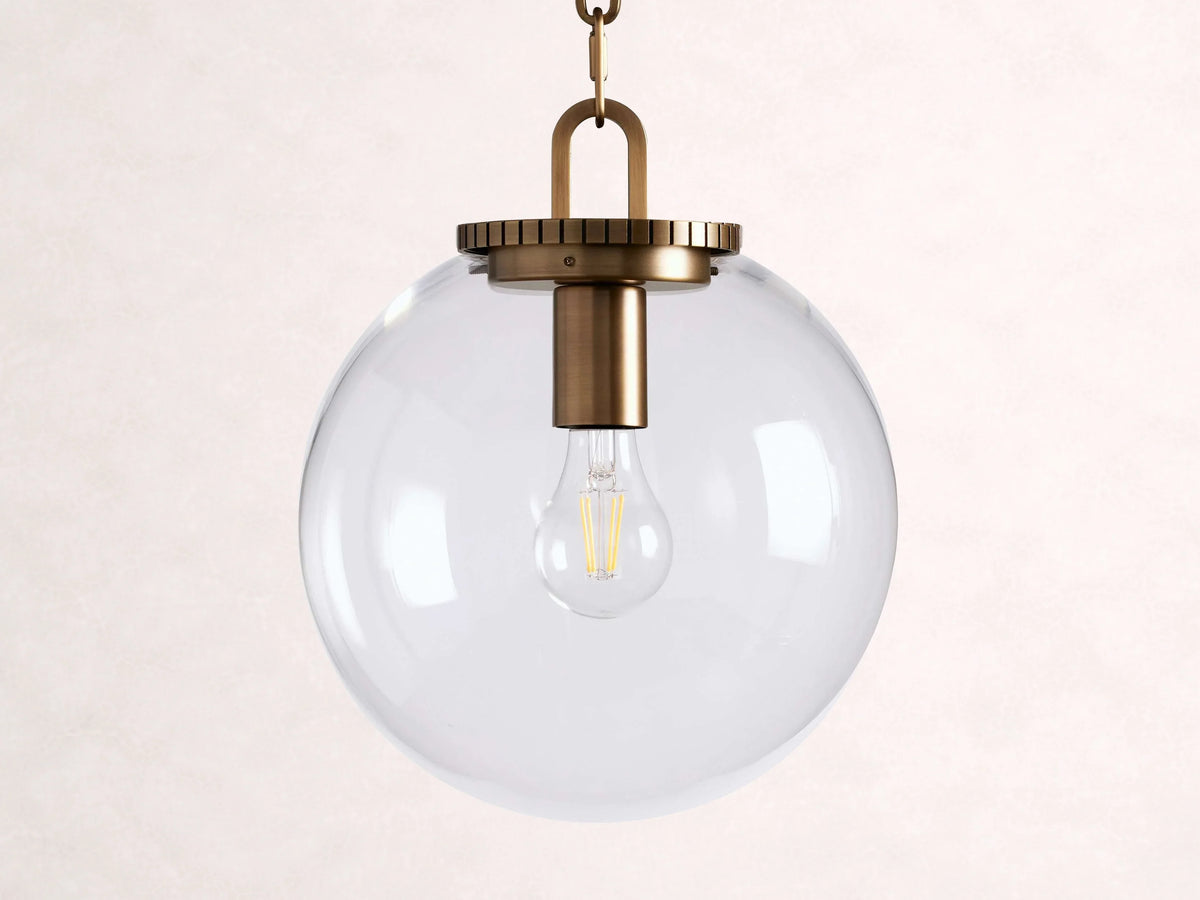 Wescott Globe Pendant with Chain