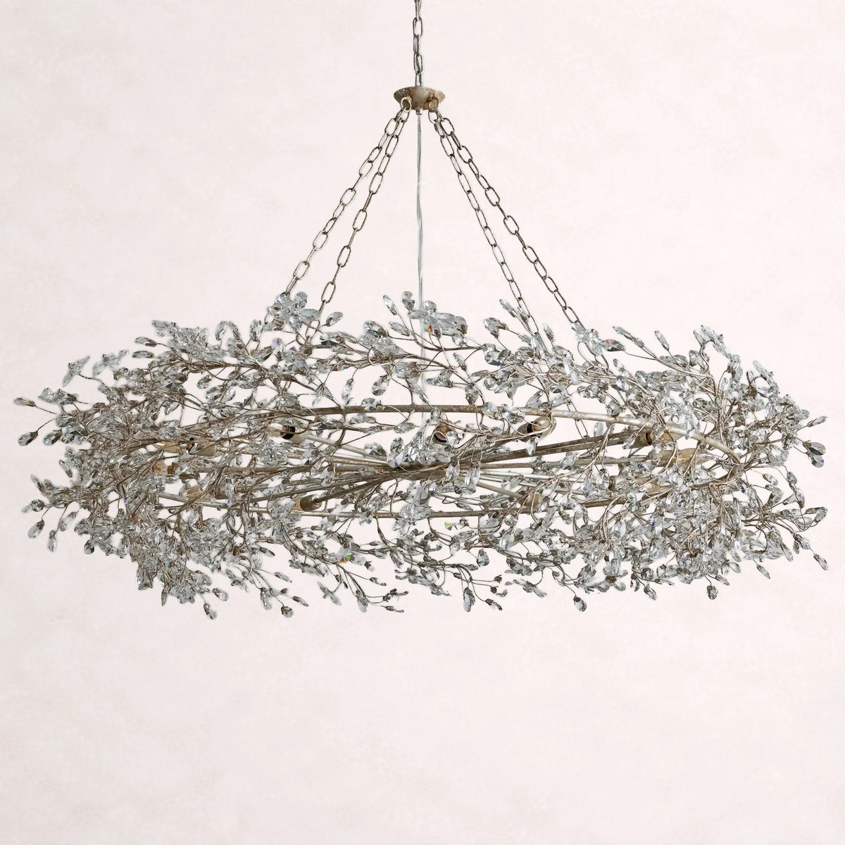 Fiore Crown Chandelier 32"