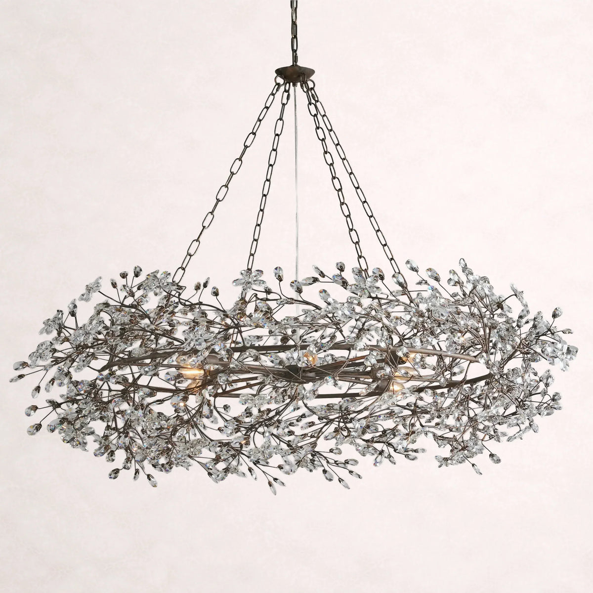 Fiore Crown Chandelier 32"
