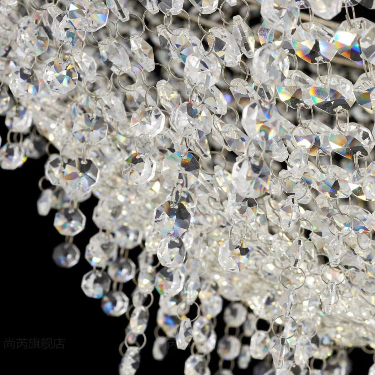 Designer Creative Light Luxury Boat-Shaped Crystal Chandelier for Bedroom / Living Room / Bar / dining Room