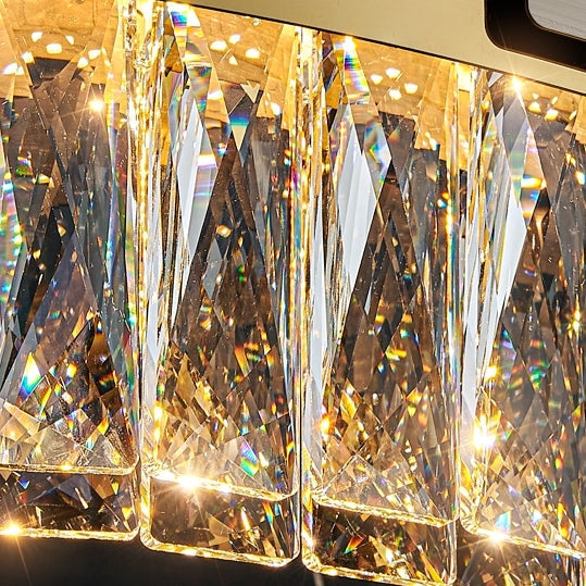 New Designer Recommended Modern Light Luxury Round / oval Crystal Chandelier for Living Room / dining Room
