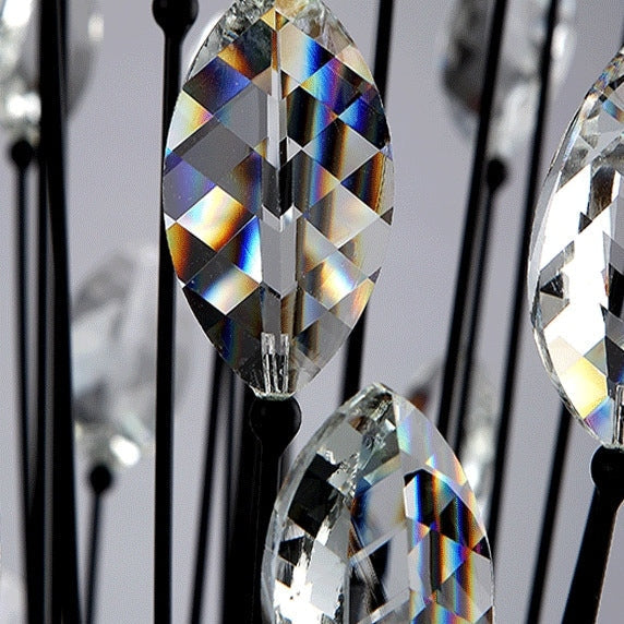 Modern Iron Art Bouquet Shape Branch Crystal Chandelier for Living Room / dining Room / coffe Shops