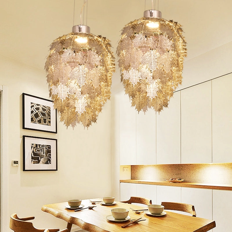 Post-Modern Art Maple Leaves Chandelier for Living / dining Room / study Room