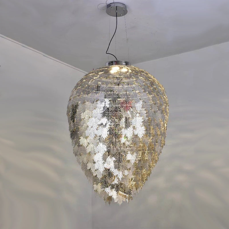 Post-Modern Art Maple Leaves Chandelier for Living / dining Room / study Room