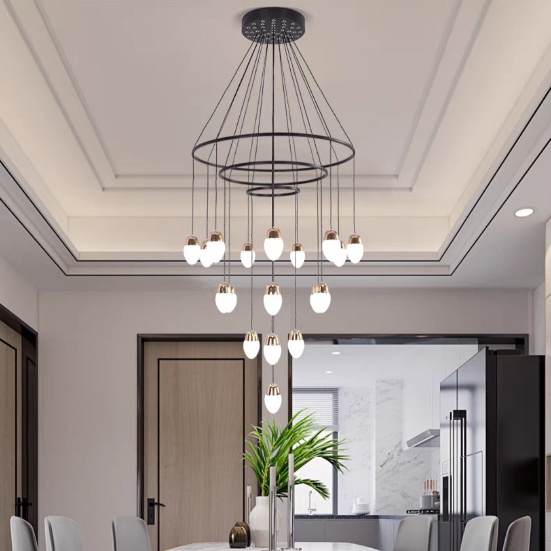 Extra Large Post-Modern Multi-Tier Chandelier for High-Ceiling Room / stairs