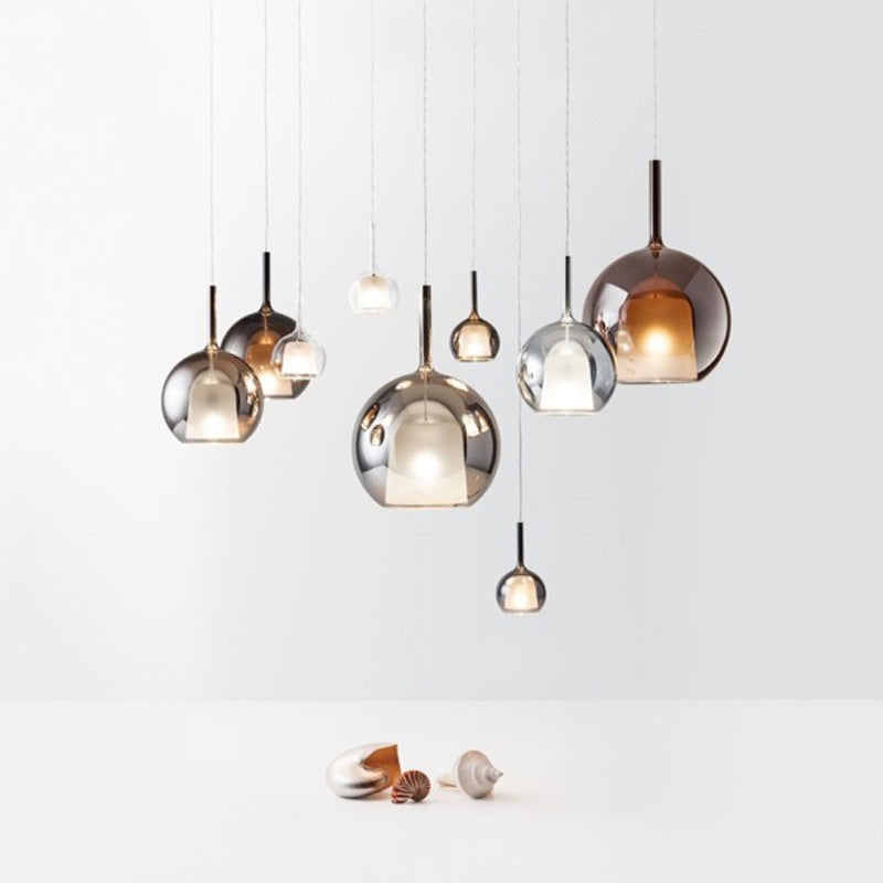 Nordic Bubble Glass Pendant Chandelier for Living Room / bedside / dining Room
