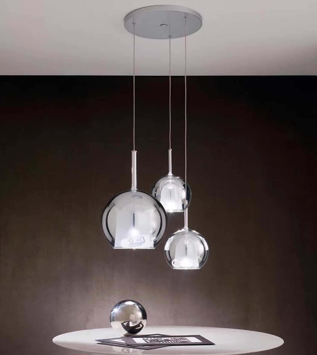 Nordic Bubble Glass Pendant Chandelier for Living Room / bedside / dining Room