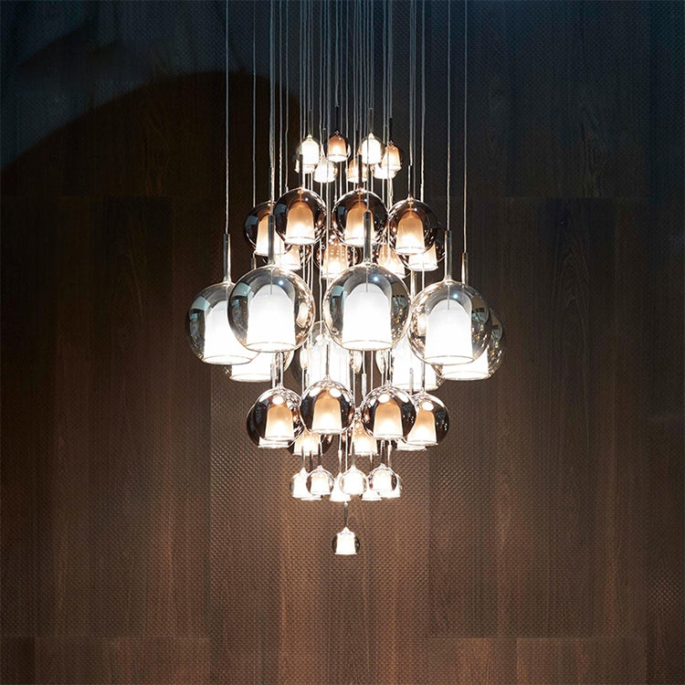 Nordic Bubble Glass Pendant Chandelier for Living Room / bedside / dining Room