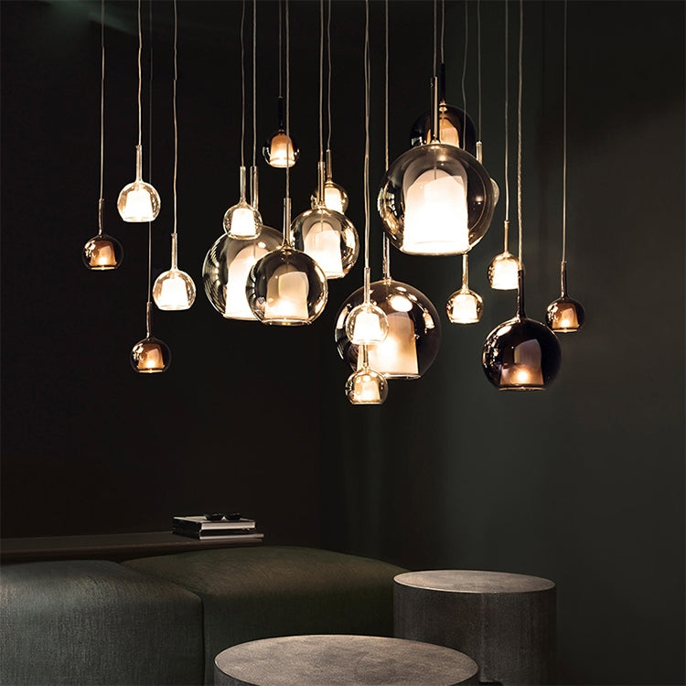 Nordic Bubble Glass Pendant Chandelier for Living Room / bedside / dining Room