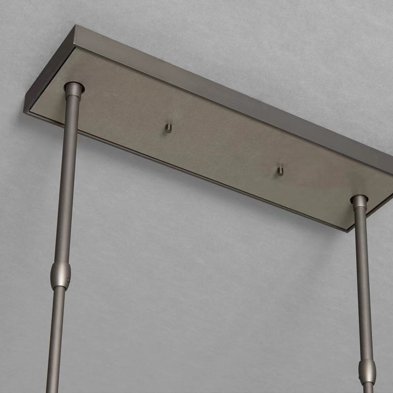Oversize Post-Modern Avant Art Irregular Metal Piece Chandelier for Living / dining Room / kitchen Island