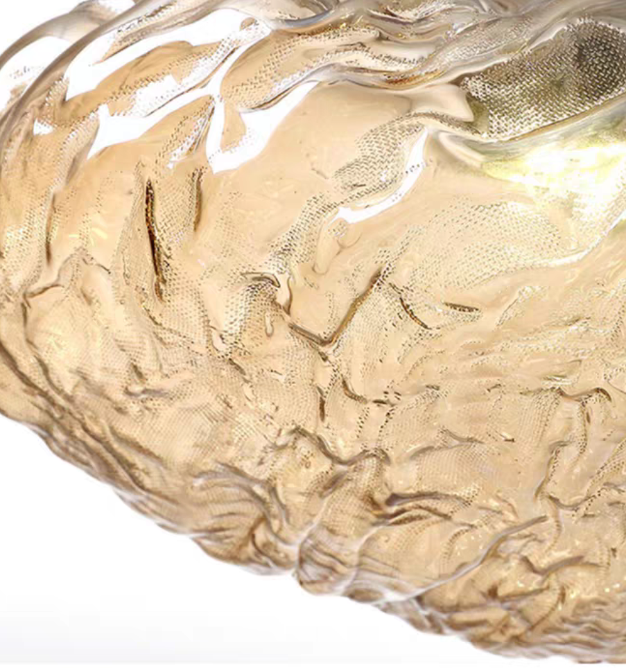 Extra Large Nordic Minimalist Glass Cloud Decorative Chandelier for Stairs / living Room / high-Ceiling Room