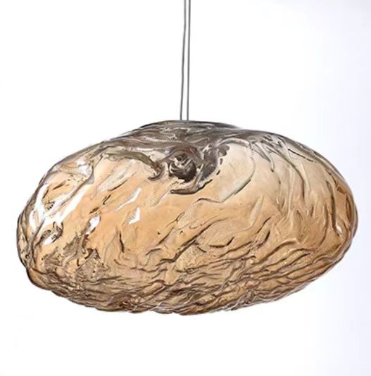 Extra Large Nordic Minimalist Glass Cloud Decorative Chandelier for Stairs / living Room / high-Ceiling Room
