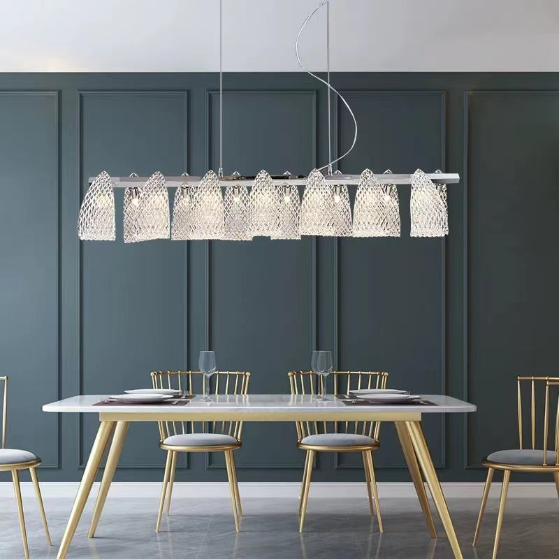 Post-Modern Art Glass Flower Bouquet Pendant Chandelier for Living / dining Room / bedroom