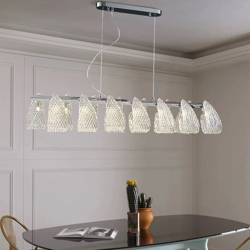 Post-Modern Art Glass Flower Bouquet Pendant Chandelier for Living / dining Room / bedroom