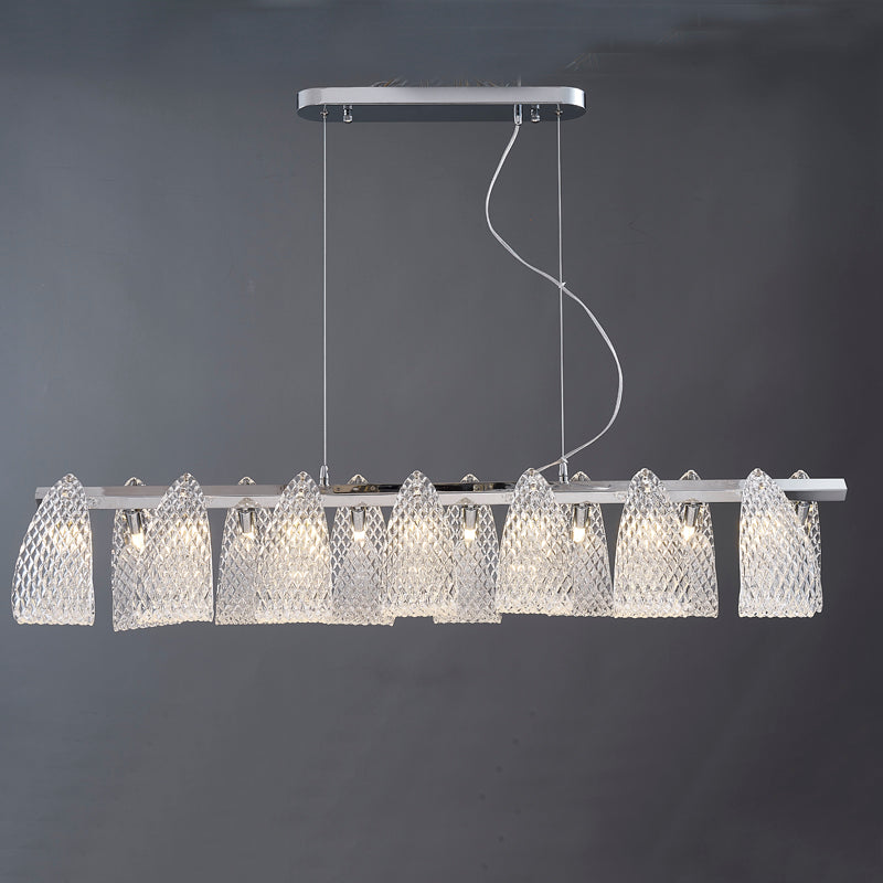 Post-Modern Art Glass Flower Bouquet Pendant Chandelier for Living / dining Room / bedroom