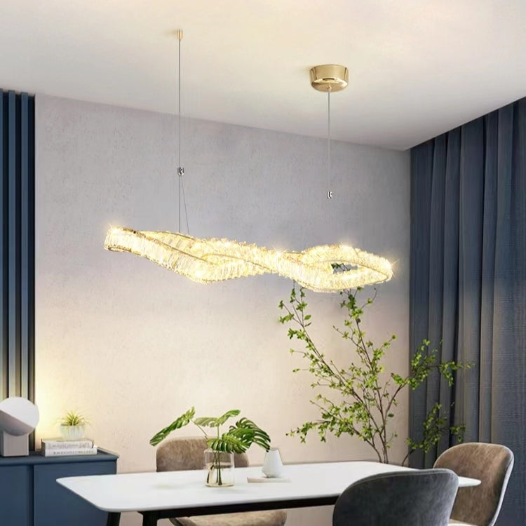 Designer Model Light Luxury Creative Crystal Pendant Chandelier for Dining Room / kitchen Island