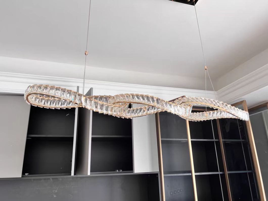 Designer Model Light Luxury Creative Crystal Pendant Chandelier for Dining Room / kitchen Island