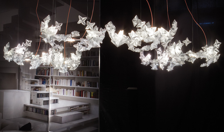 Italian Art Star Cluster Suspension Pendant Chandelier for Kitchen Island / living / dining Room