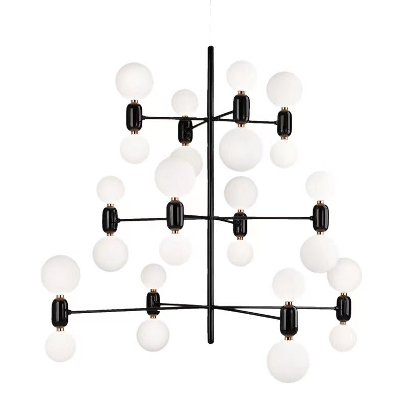 Designer Model Minimalist Multi-Bulb Combination Chandelier for Living / dining Room