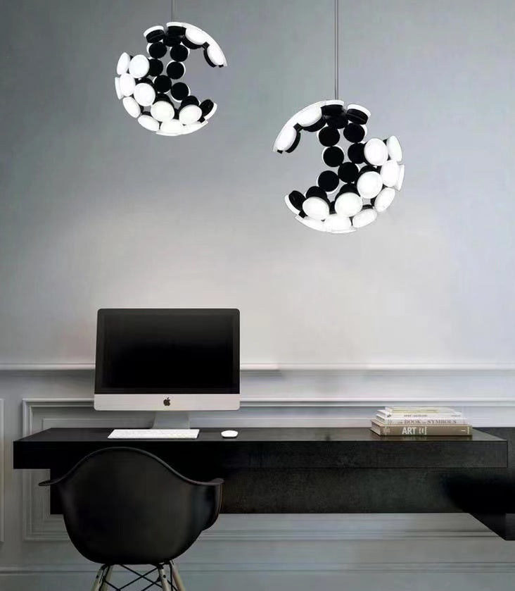 Designer Model Minimalist Irregular Sphere Art Pendant Chandelier for Living Room / home Office
