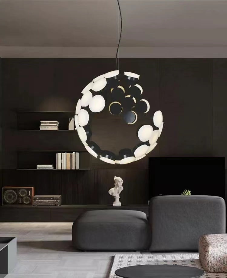 Designer Model Minimalist Irregular Sphere Art Pendant Chandelier for Living Room / home Office