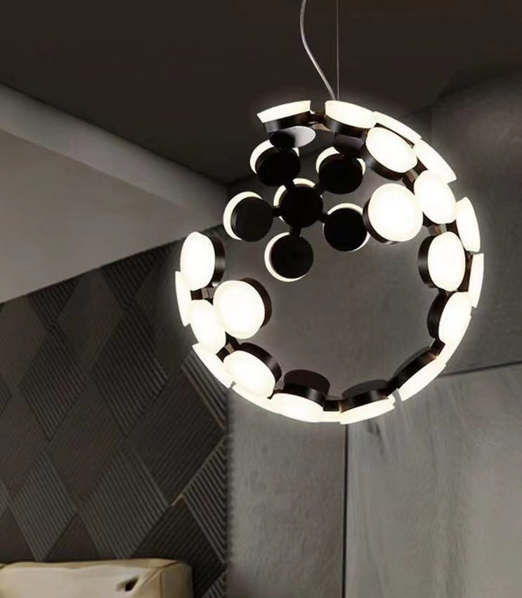 Designer Model Minimalist Irregular Sphere Art Pendant Chandelier for Living Room / home Office