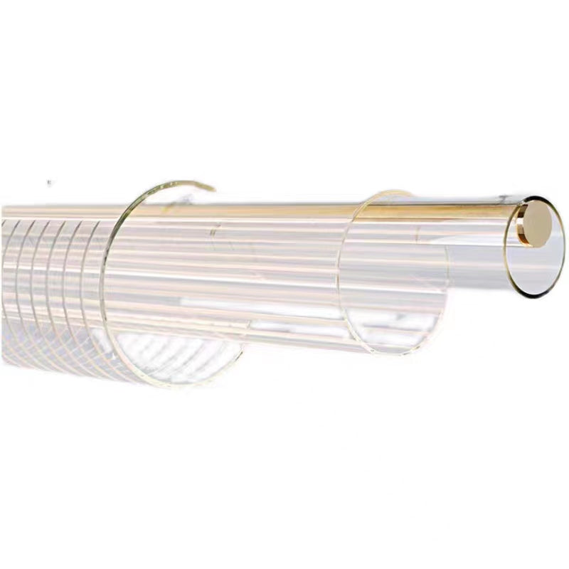 Oversized Nordic 3-Tier Cylinder Pendant Light with Acrylic and Iron Finish for Dining