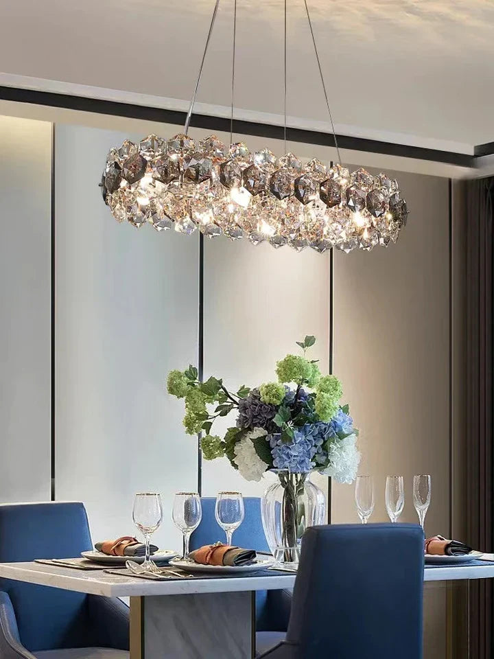 Light Luxury Flower Petal Chandelier Suit for Living / dining Room / Bedroom