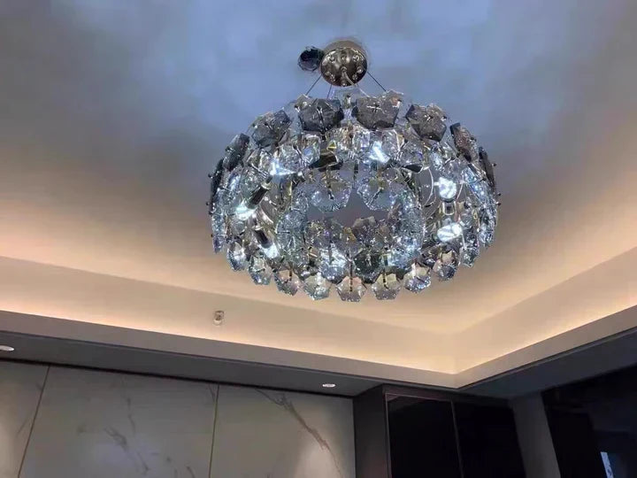 Light Luxury Flower Petal Chandelier Suit for Living / dining Room / Bedroom
