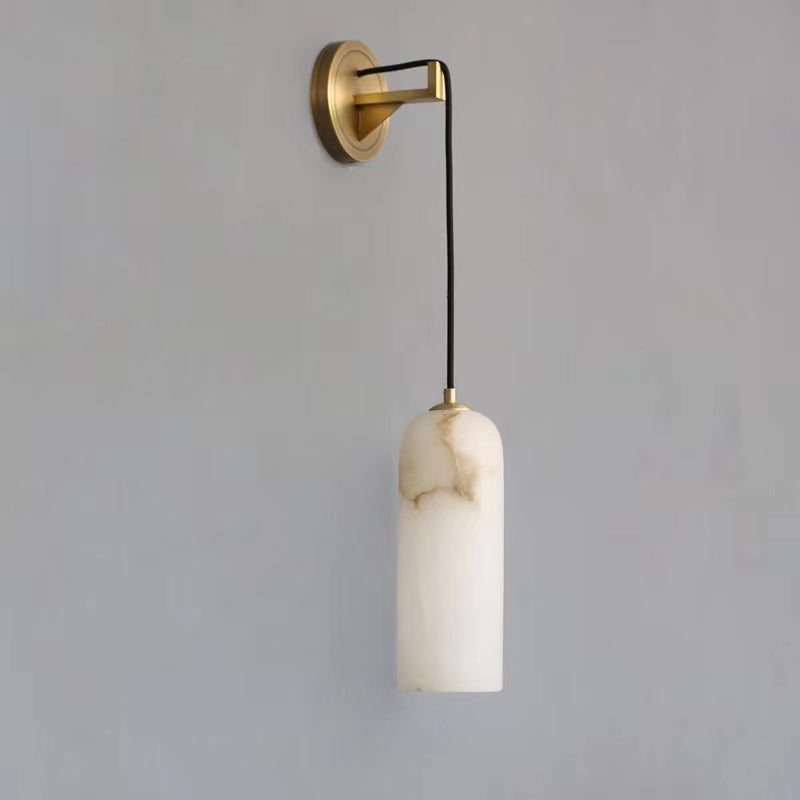 Modern Alabaster Wall Sconce, Wall Lamp For Living Room,Bedroom