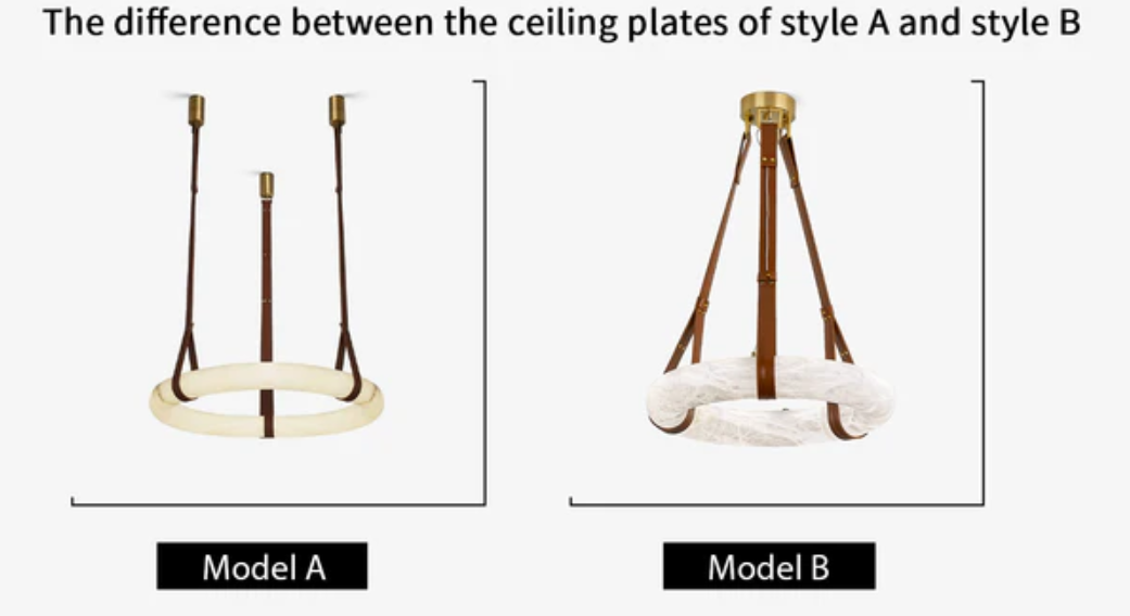 Modern Round Alabaster Chandelier for Living Room / bedroom