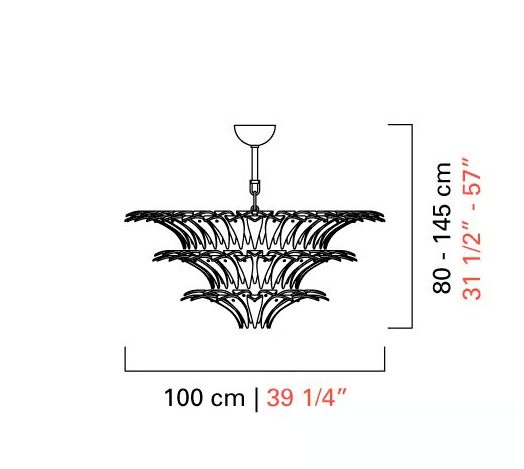 Flower Blossom Art Glass Chandelier for Living Room / bedroom