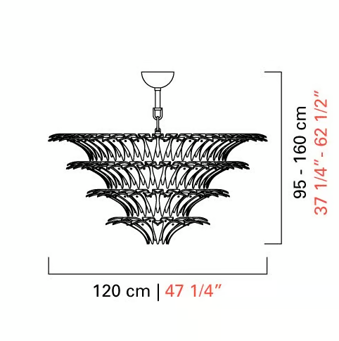 Flower Blossom Art Glass Chandelier for Living Room / bedroom
