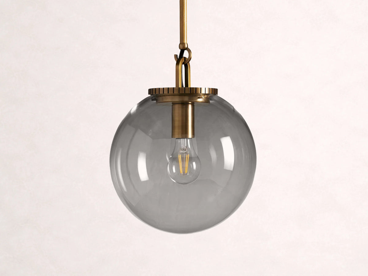 Wescott Globe Pendant with Rod