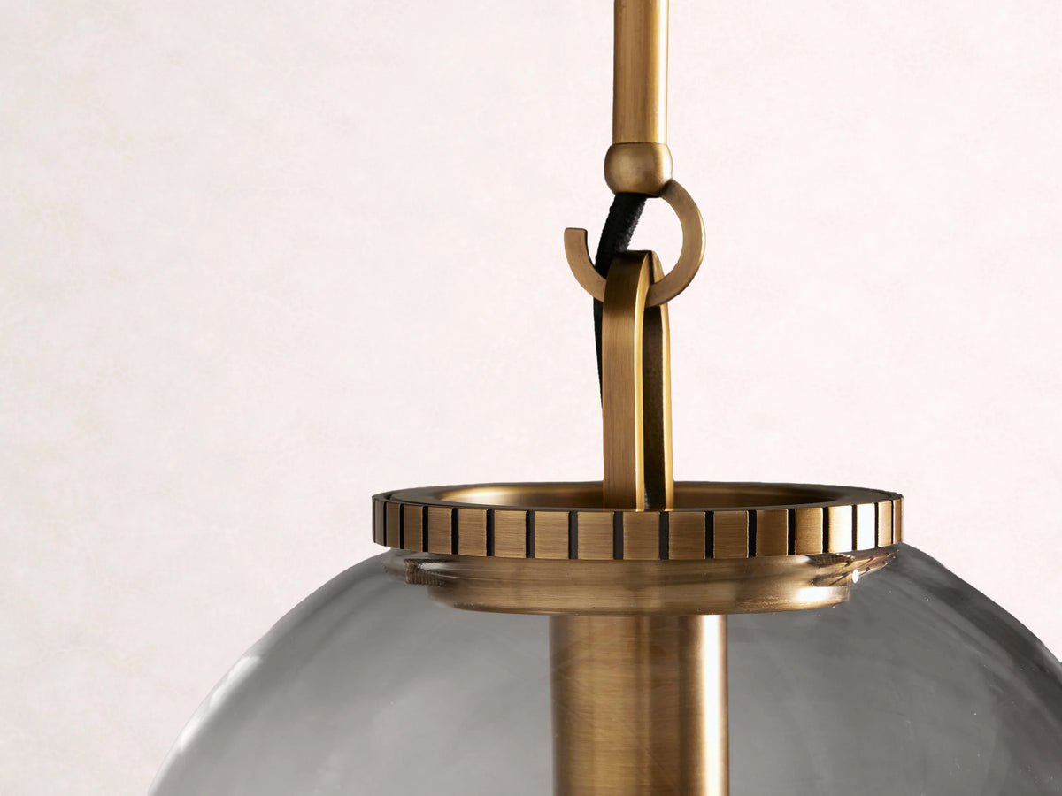Wescott Globe Pendant with Rod