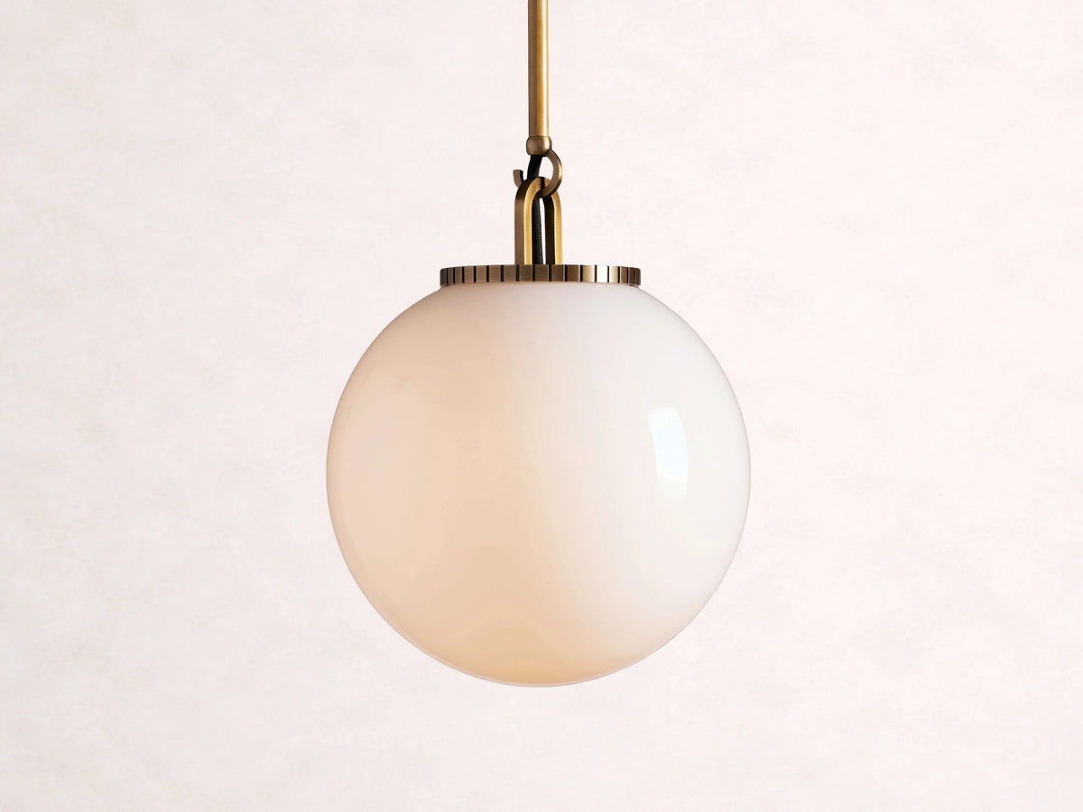 Wescott Globe Pendant with Rod