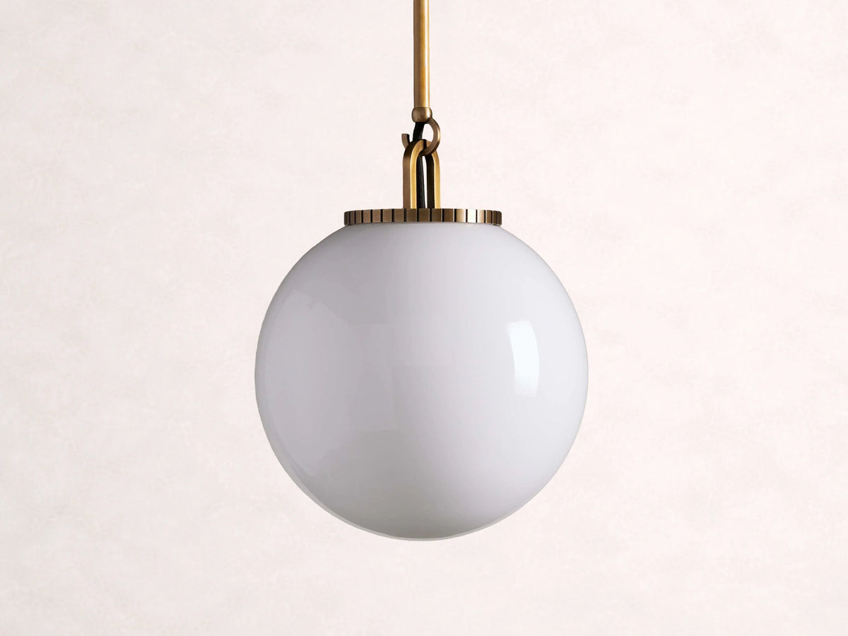 Wescott Globe Pendant with Rod