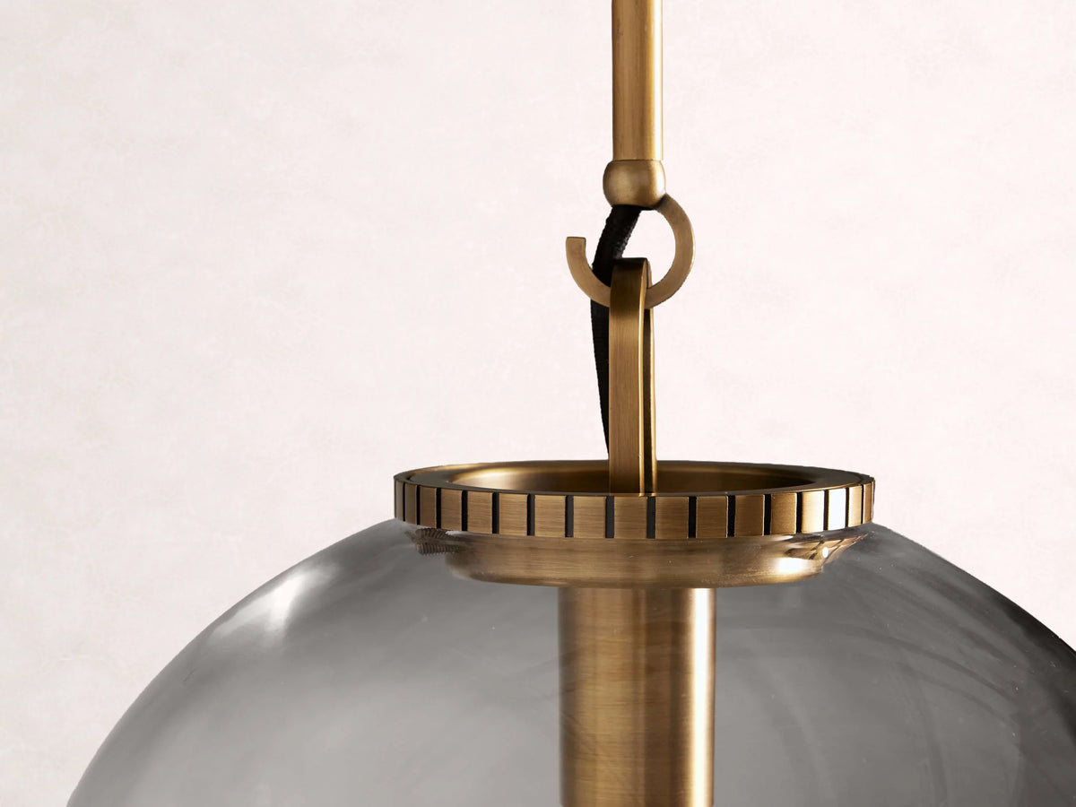 Wescott Globe Pendant with Rod