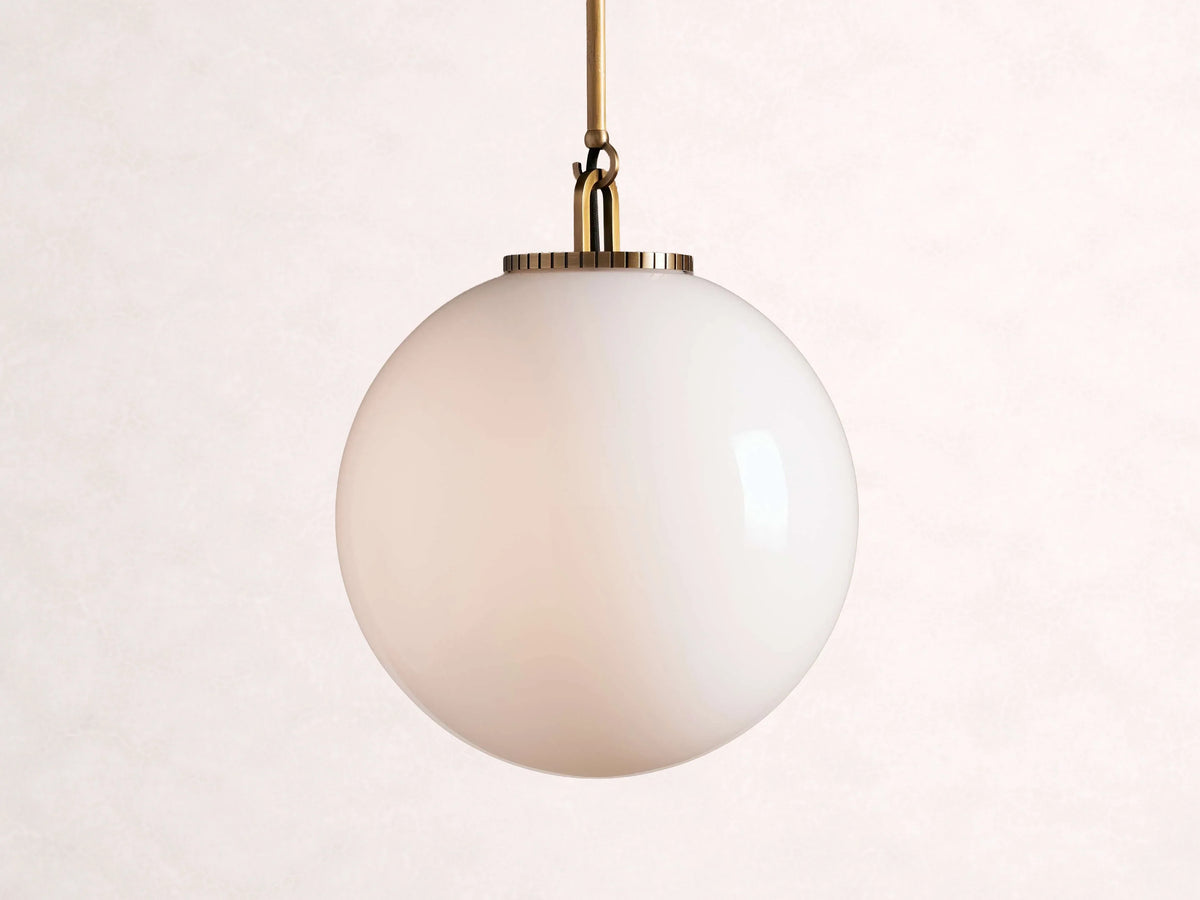 Wescott Globe Pendant with Rod