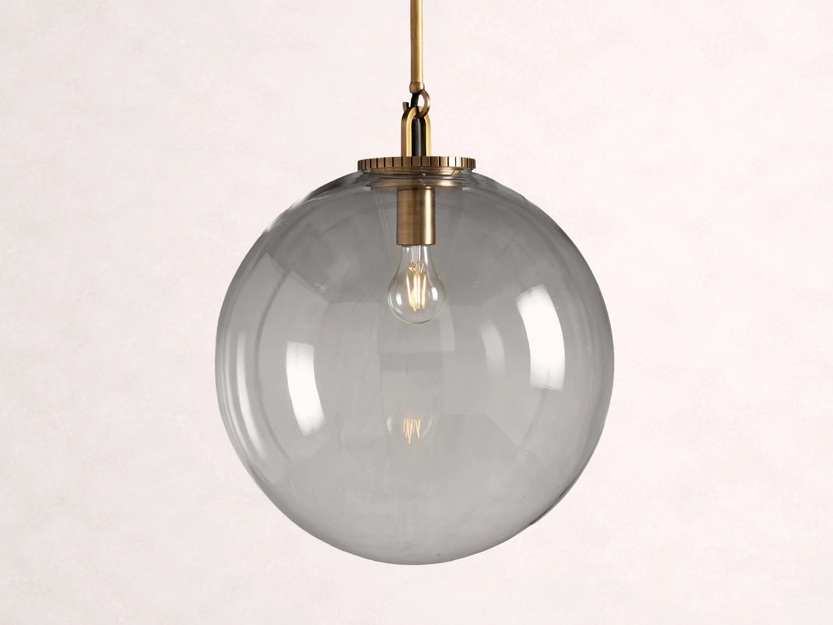 Wescott Globe Pendant with Rod