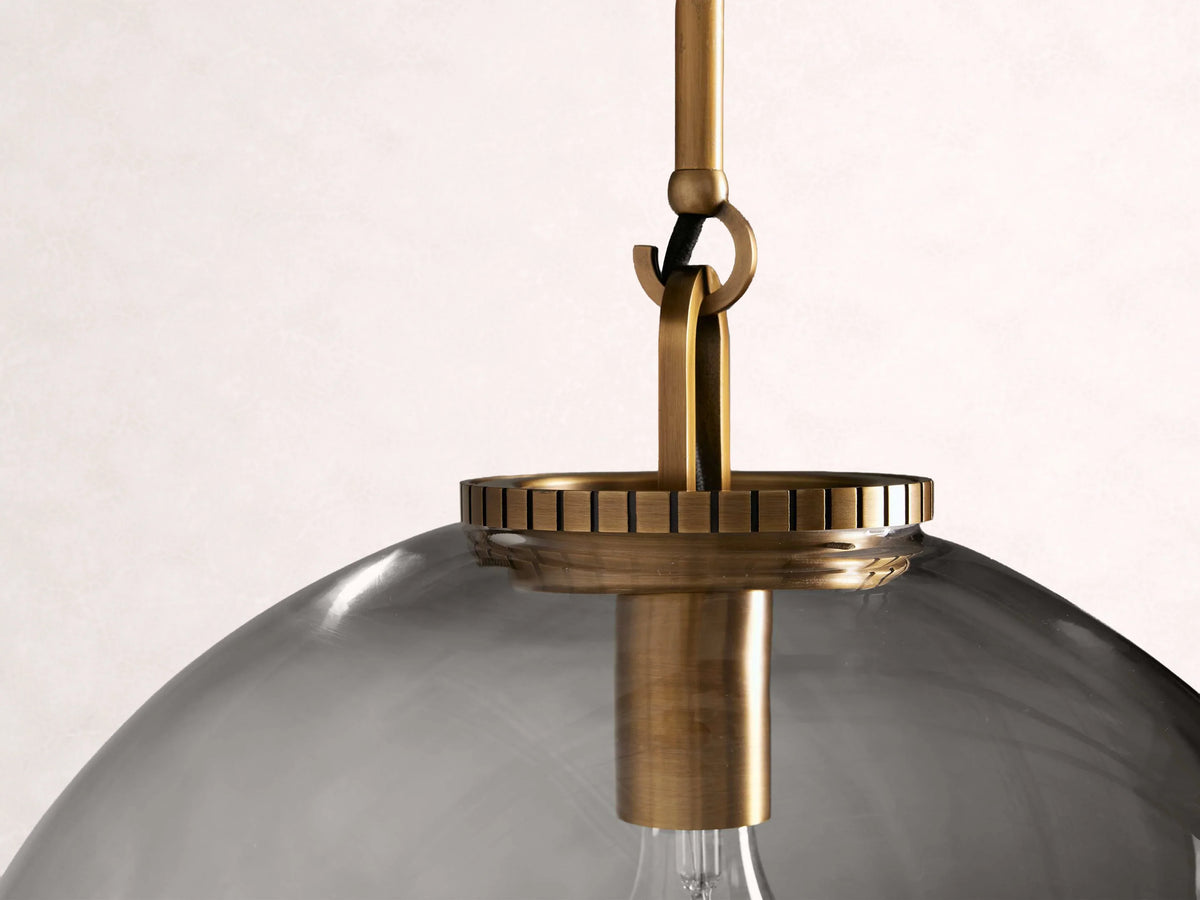 Wescott Globe Pendant with Rod