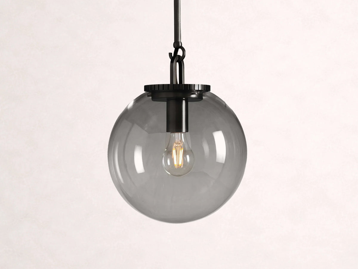 Wescott Globe Pendant with Rod