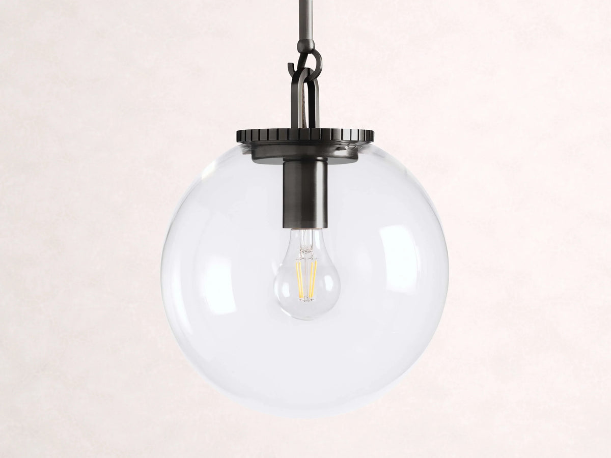 Wescott Globe Pendant with Rod