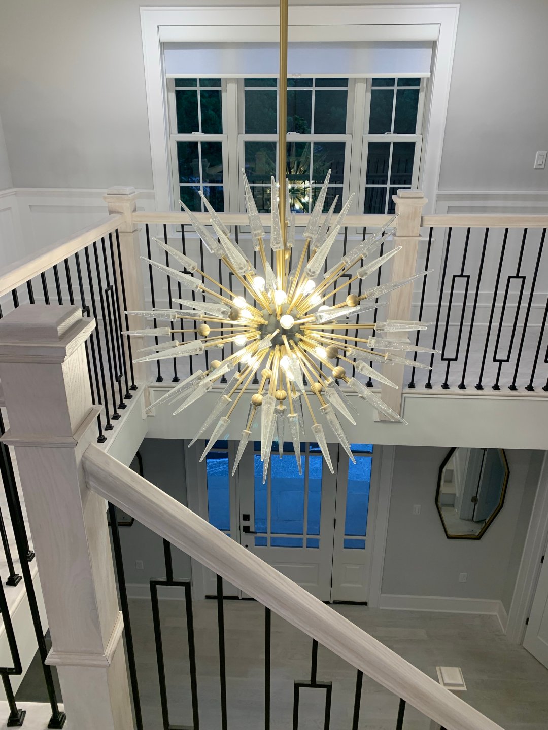 Modern Sputnik Sphere Crystal Chandelier for Low-Ceiling