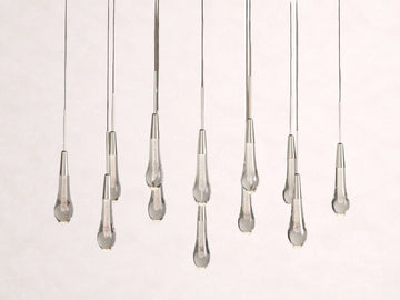 Soltaire Crystal Linear Chandelier 37-Inch50-Inch60-Inch70-Inch87-Inch120-Inchw