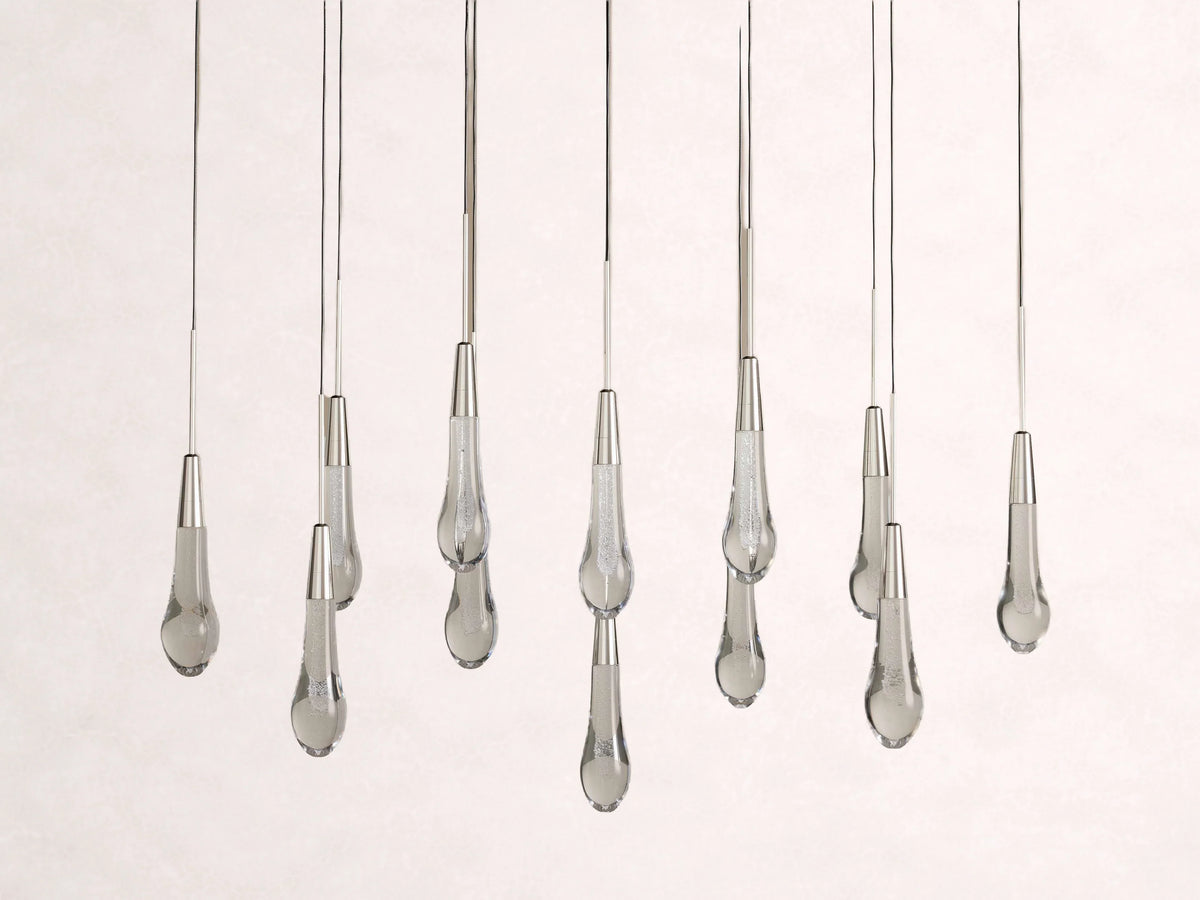 Soltaire Crystal Linear Chandelier 37-Inch50-Inch60-Inch70-Inch87-Inch120-Inchw