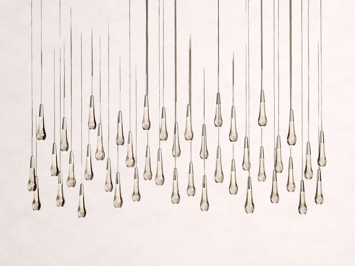 Soltaire Crystal Linear Chandelier 37-Inch50-Inch60-Inch70-Inch87-Inch120-Inchw