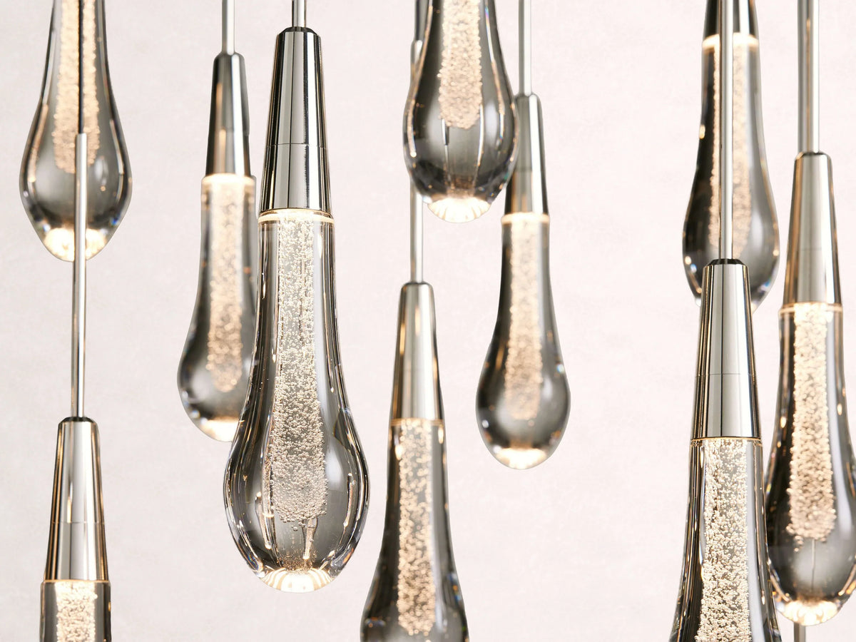 Soltaire Crystal Linear Chandelier 37-Inch50-Inch60-Inch70-Inch87-Inch120-Inchw