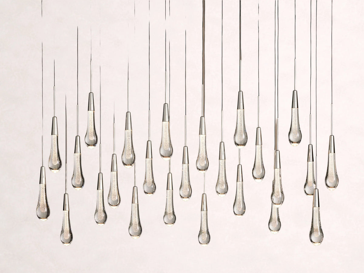 Soltaire Crystal Linear Chandelier 37-Inch50-Inch60-Inch70-Inch87-Inch120-Inchw